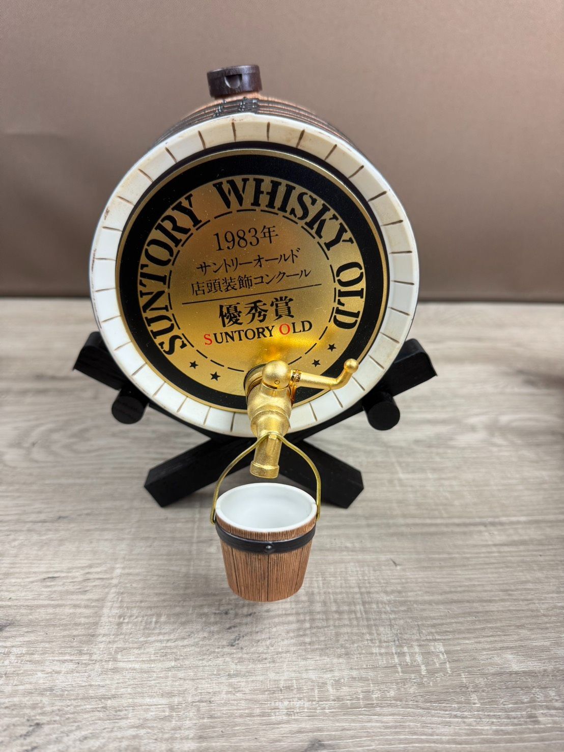 激レア/非売品 オールド特製樽型 ディスプレイ 1983サントリーオールド