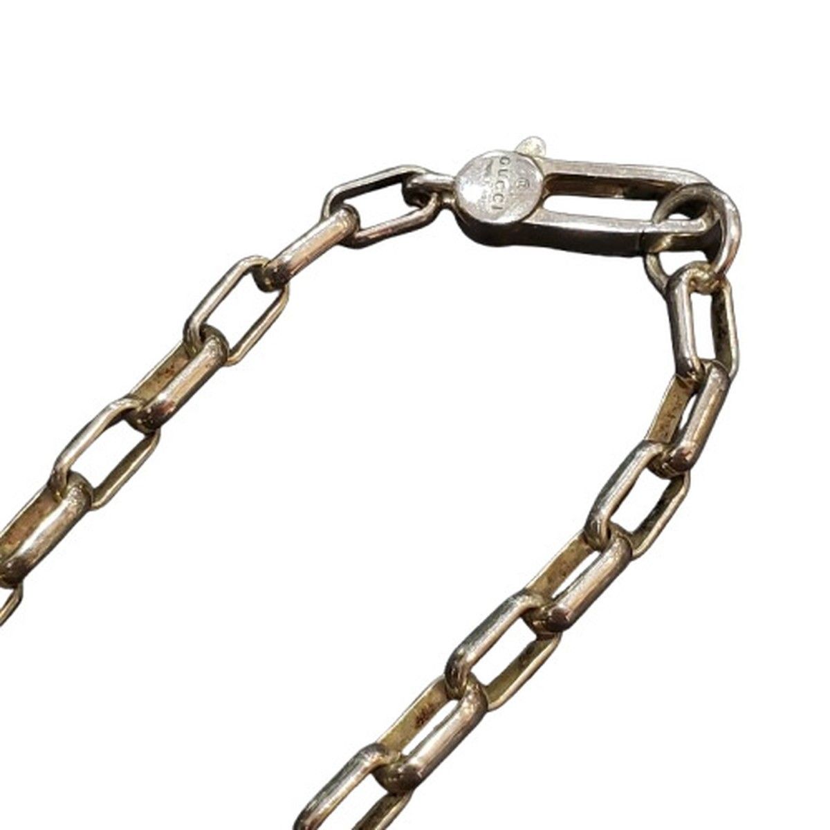 GUCCI グッチ ダブルG シルバーネックレス AG925 シルバー Sv925  