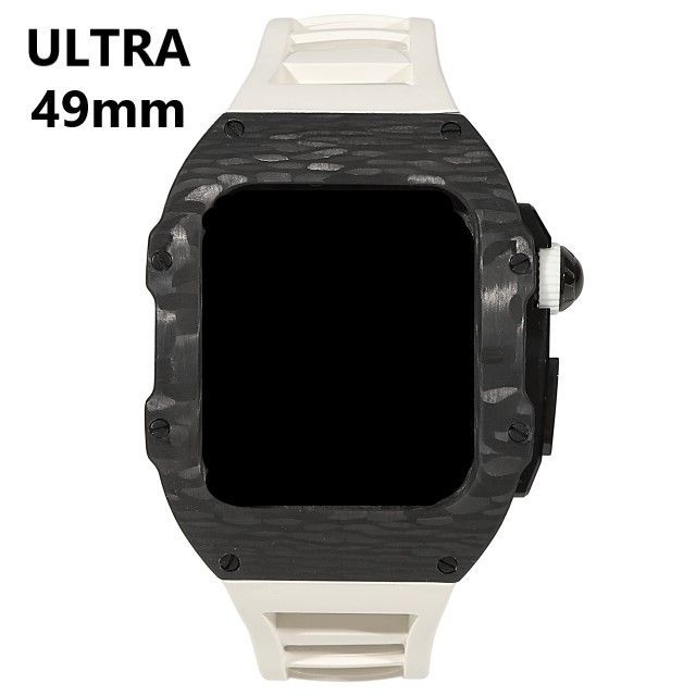 アップルウォッチ ULTRA 49mm ウルトラ 高級ケースカバー カーボン仕様