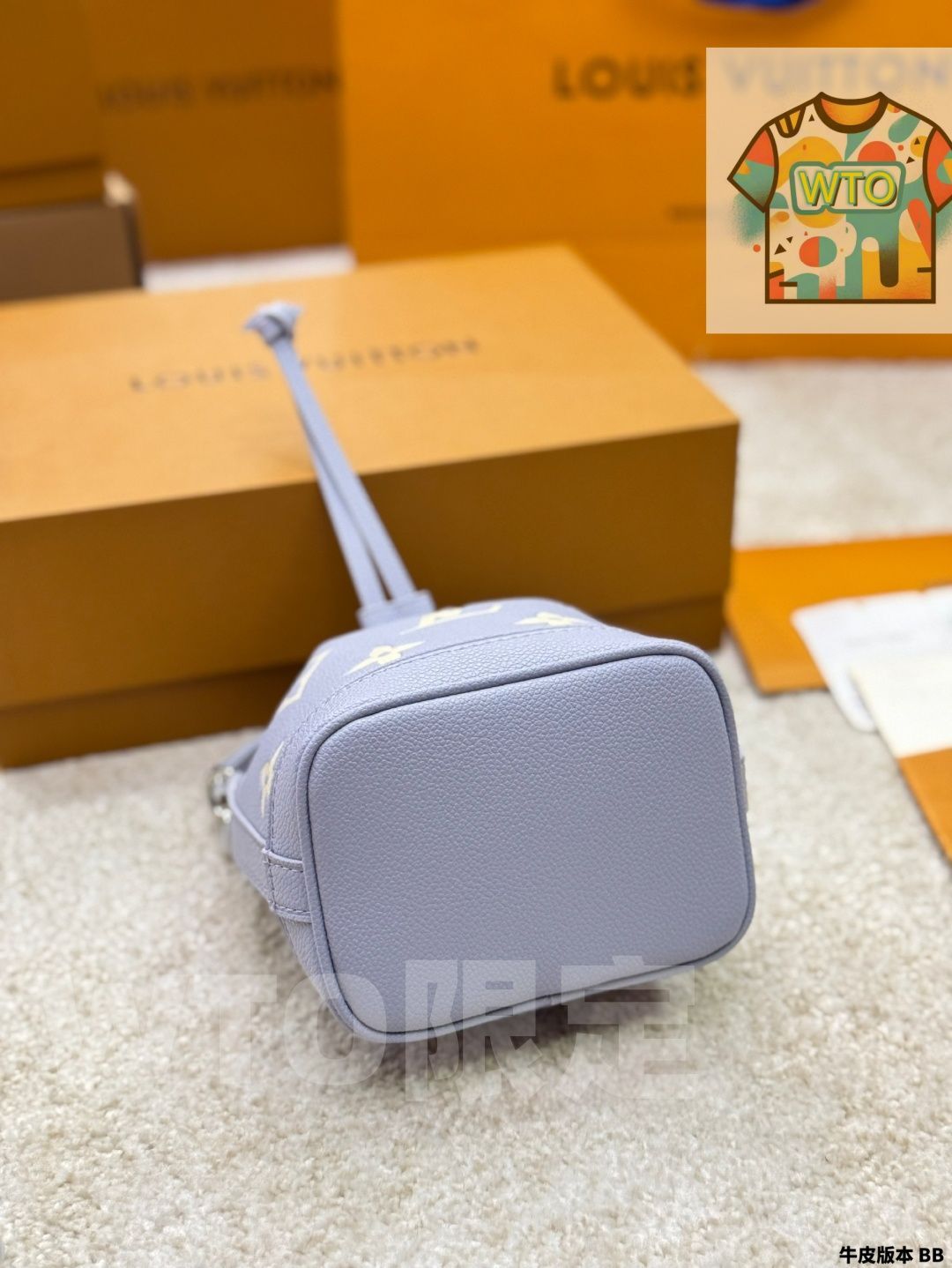 今日WTO】Louis Vuitton New Nano Purple Bucket Bag - ルイ