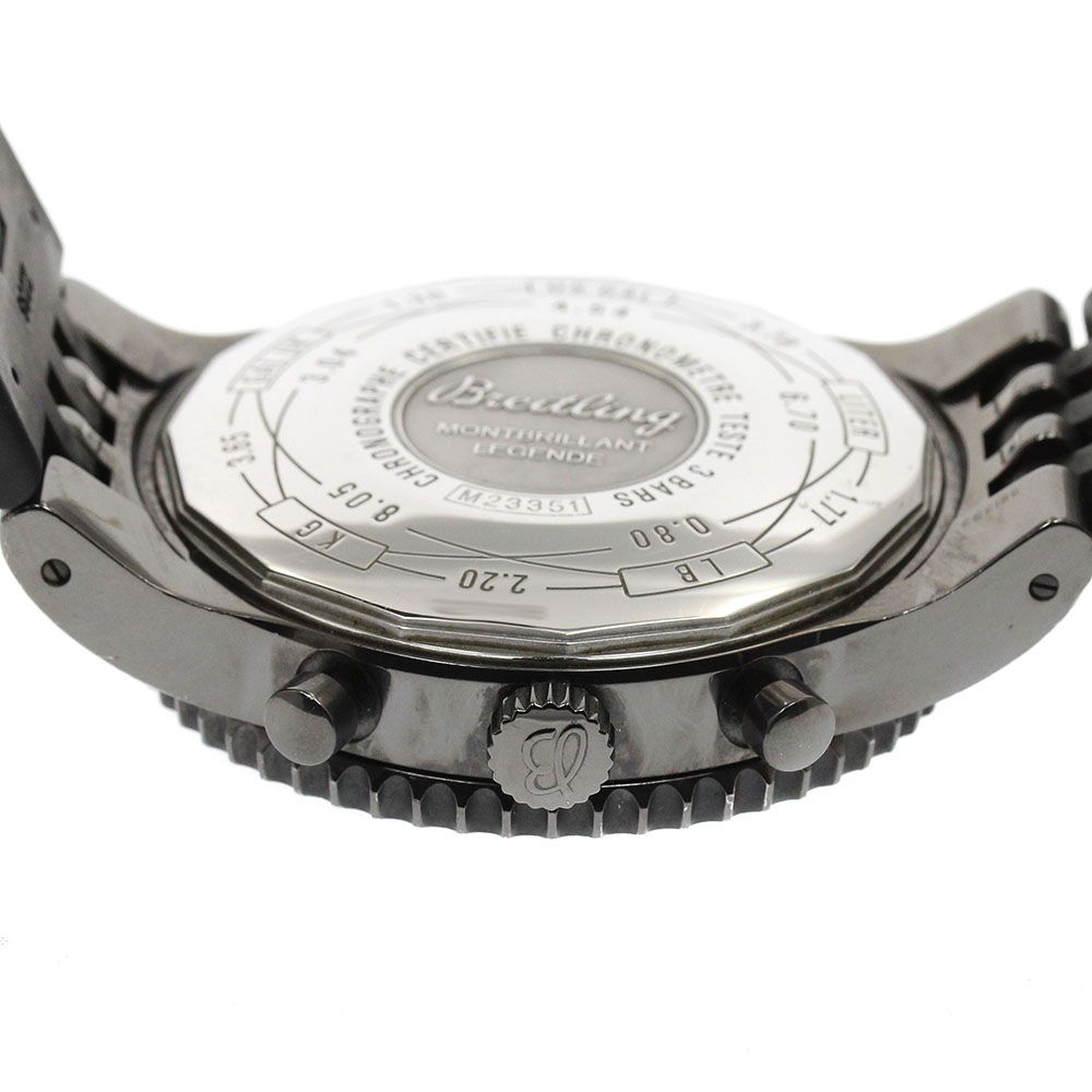 ブライトリング BREITLING M23351 モンブリラン47 ブラックスチール