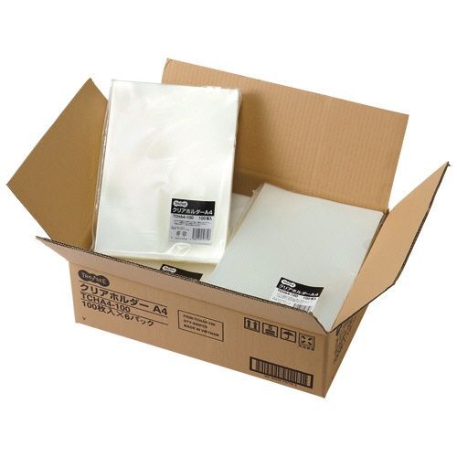 クリアホルダー A4 100枚入り×6P 600枚