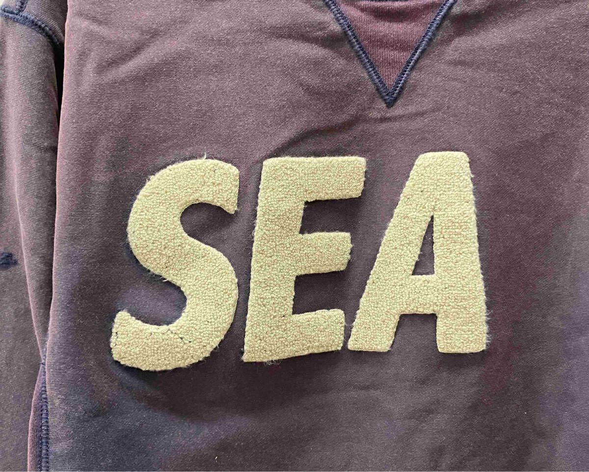 WIND AND SEA DAMAGED CREW NECK スウェットシャツ WIND AND SEA DAMAGED CREW NECK スウェットシャツ