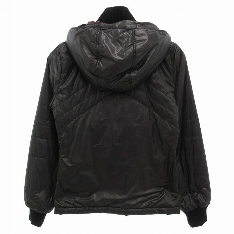 ディーゼル diesel 切替 ジップアップブルゾン ジャケット ネイビー DIESEL ディーゼル G-ELEU ジャンパー ブルゾン 中綿 切替 36 S