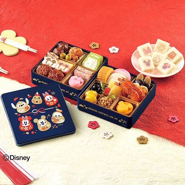予約 12月30日お届け おせち おせち詰合せ ディズニー 二段重 2～3人前 24品 冷蔵品 2026 お節 御節 おせち料理 お節料理 御節料理 自宅用 おうち用 少人数 和食 和風 特選 豪華 惣菜 詰め合わせ おすすめ お取り寄せ