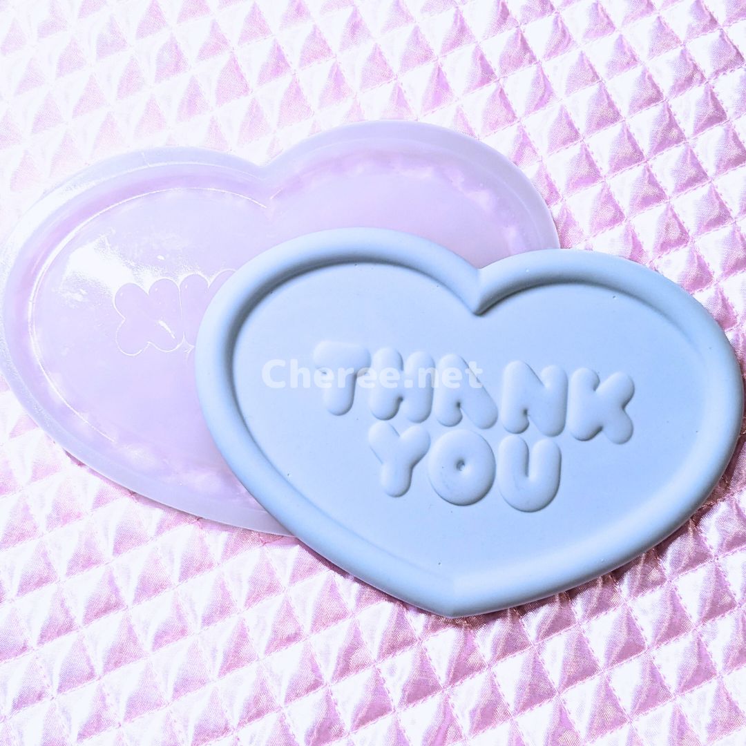 シリコンモールド コイントレイ THANK YOU ハート カルトン キャッシュトレイ コイントレー キャッシュトレー co1t