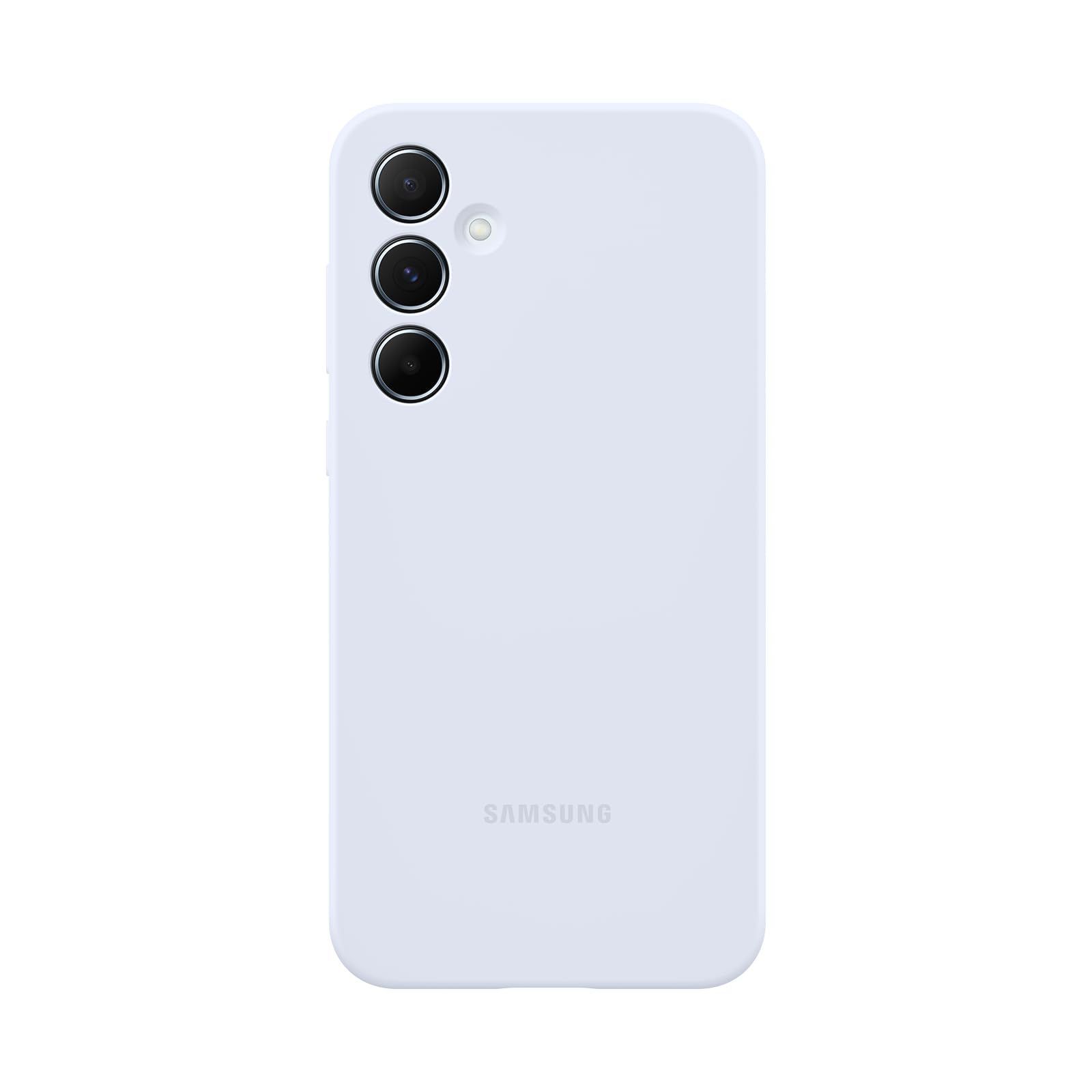 Galaxy A55 Silicone Case|ライトブルー|スマホケース|Samsung純正 国内正規品|EF-PA556TLEGJP