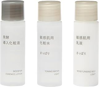 無印良品 敏感肌用お試しセット 発酵導入化粧液/敏感肌用化粧水/乳液 20mL×3 83434922