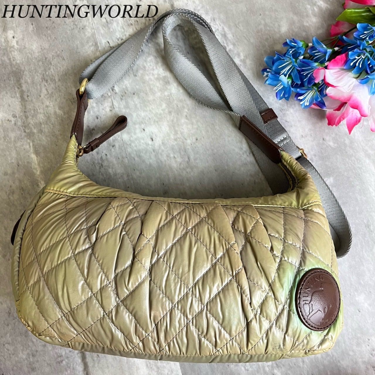 ✨良品✨ HUNTING WORLD ハンティングワールド ワンショルダーバッグ 