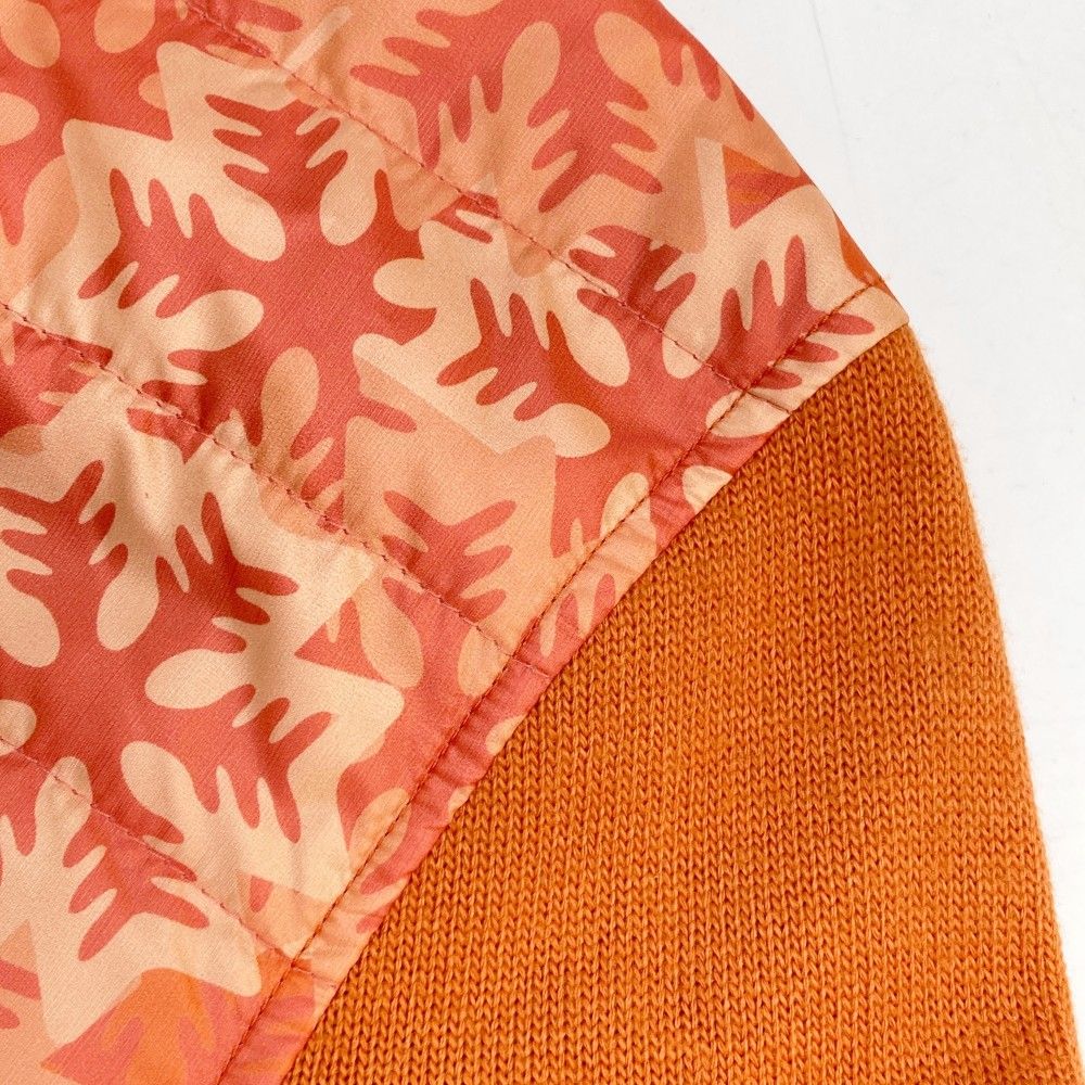 サイズ M AND PER SE アンパスィ 中綿切替 ニットジャケット 総柄 オレンジ系 240101394566 ゴルフウェア レディース ストスト LLC-HASEGAWATOSO_COM