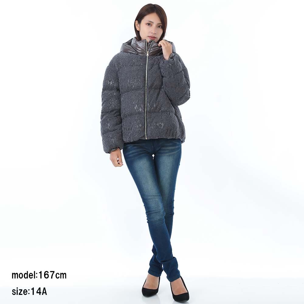 Herno Kids ヘルノキッズ PI000192G 12746 9487 レース ダウンジャケット アウター 大人もOK