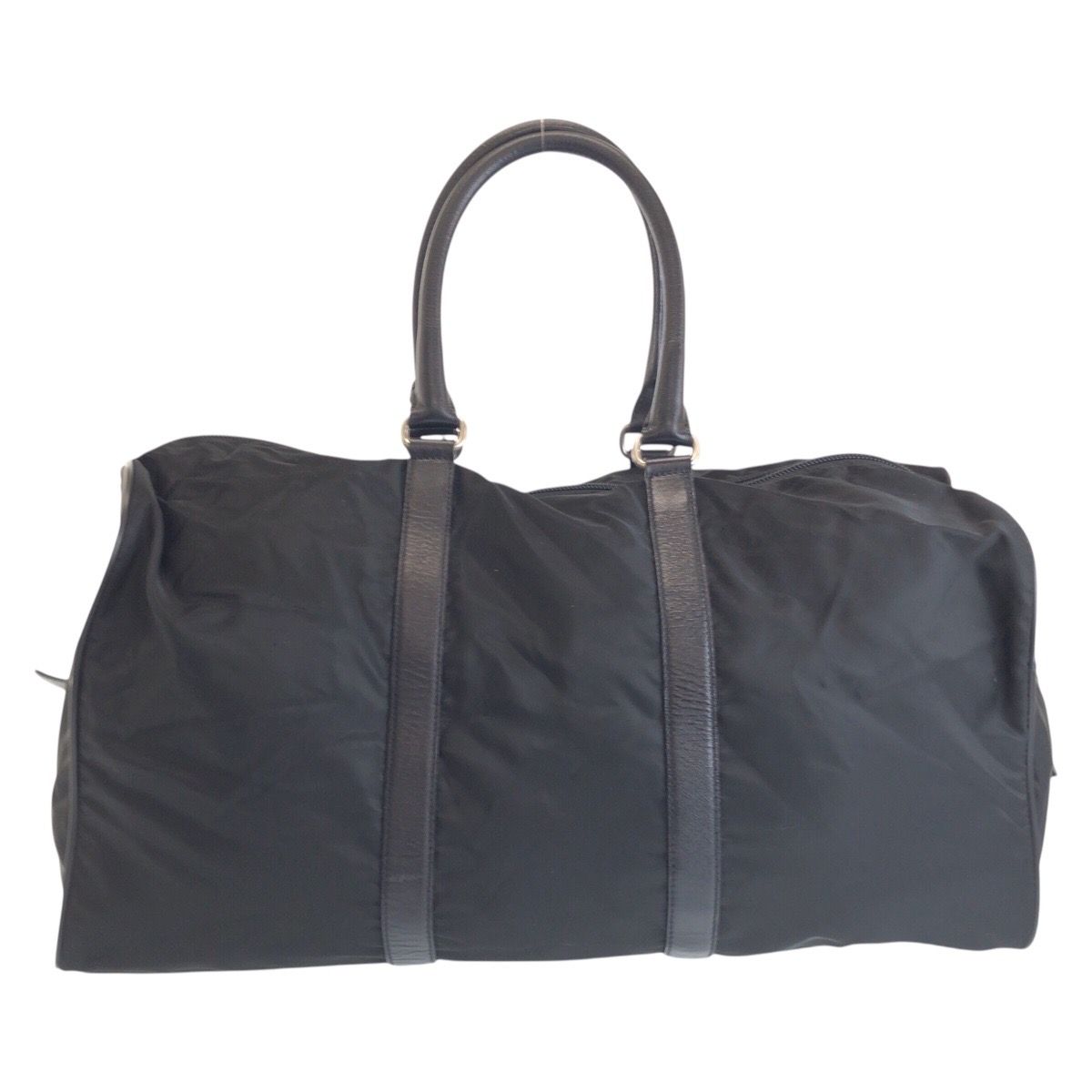 美品】プラダ トートバッグ ブラック ナイロン 三角ロゴ ユニセックス