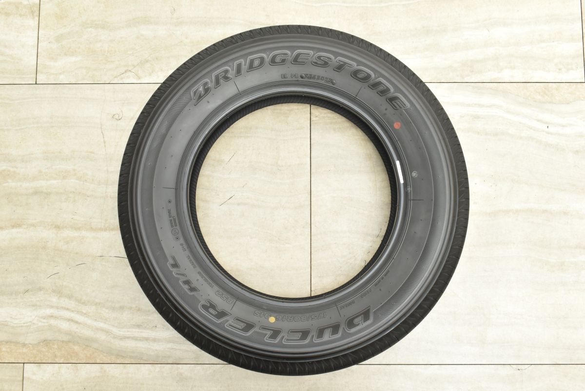 2025年製 新車外し品】ブリヂストン デューラー H/L 852 175/80R16 4本