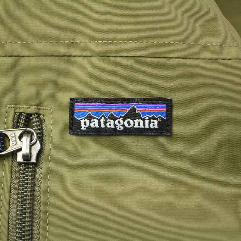 パタゴニア Patagonia キッズ インファーノ ジャケット フリース マウンテンパーカー 中綿 撥水 ナイロン ロゴ パッチ XL カーキ  68460 /KW ■GY30