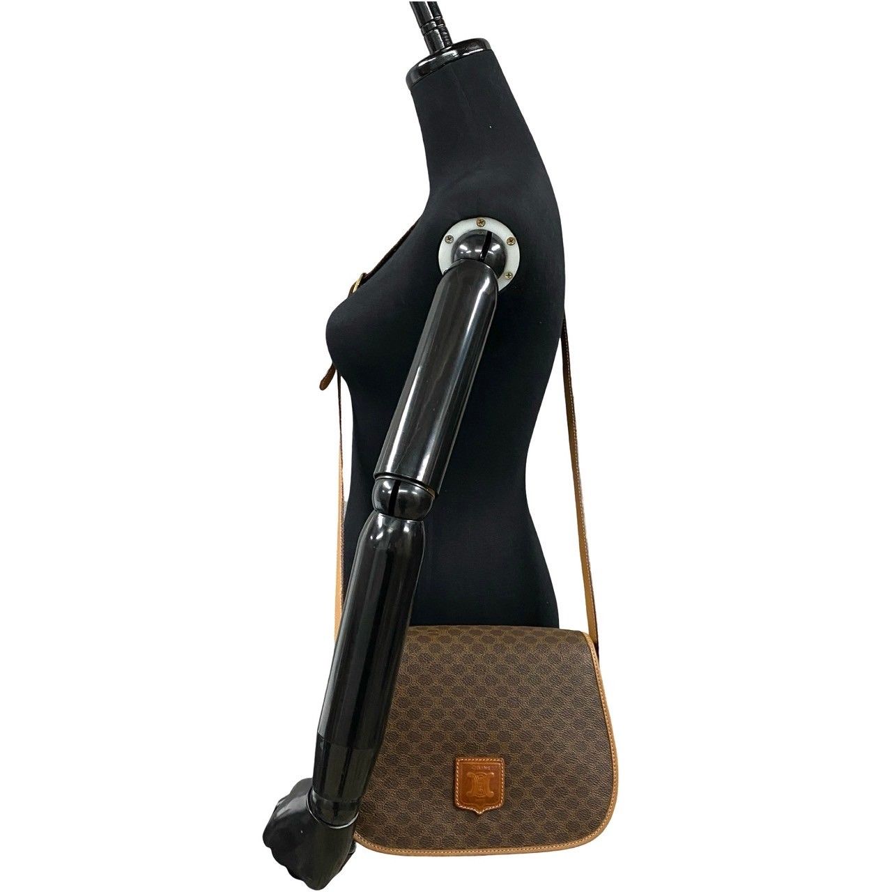 極 美品 CELINE セリーヌ マカダム ブラゾン 柄 トリオンフ ロゴ 極 美品 CELINE セリーヌ マカダム ブラゾン 柄 トリオンフ ロゴ