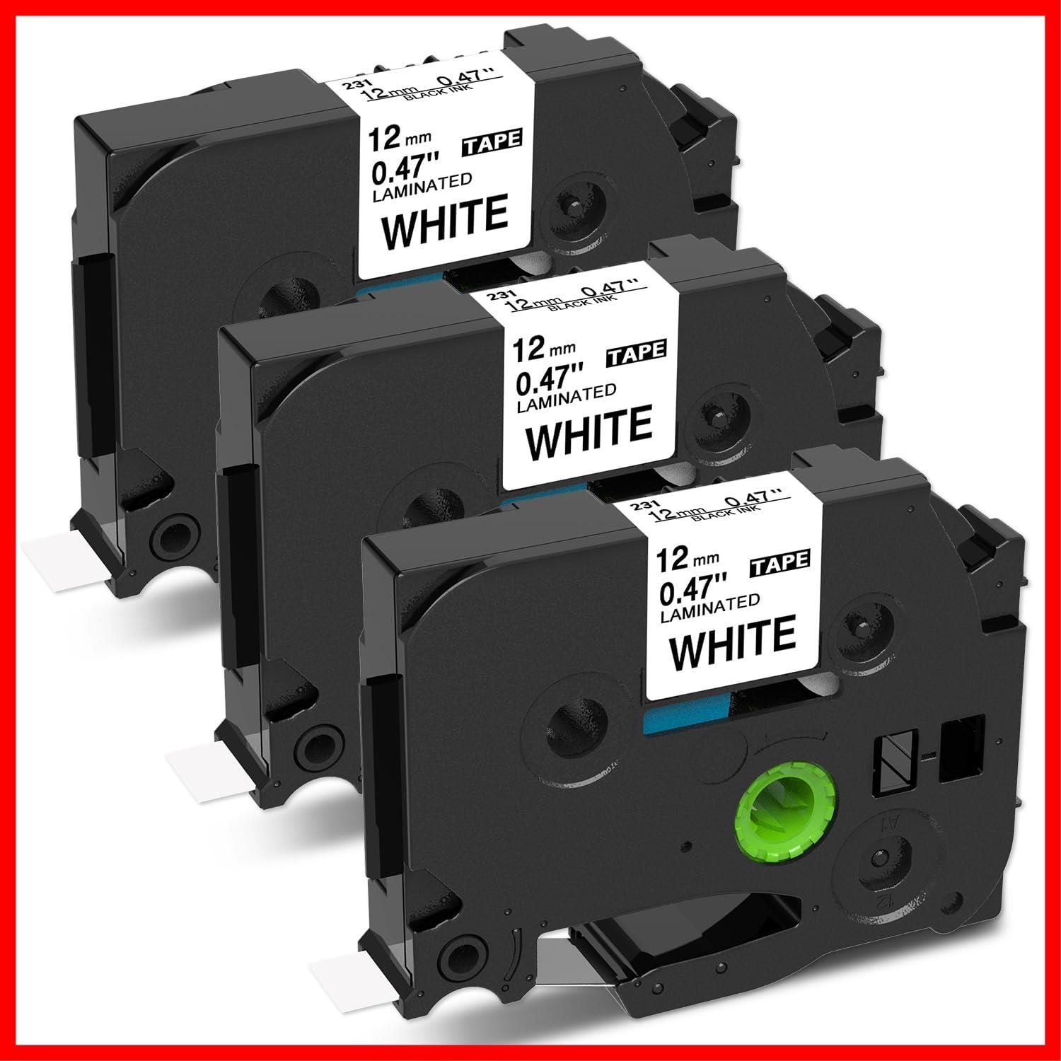 ブラザー工業 TZeテープ ラミネートテープ(白地/黒字) 24mm 5本パック TZe-251V ブラザー工業 TZeテープ ラミネートテープ(白地&frasl;黒字) 24mm 5本パック