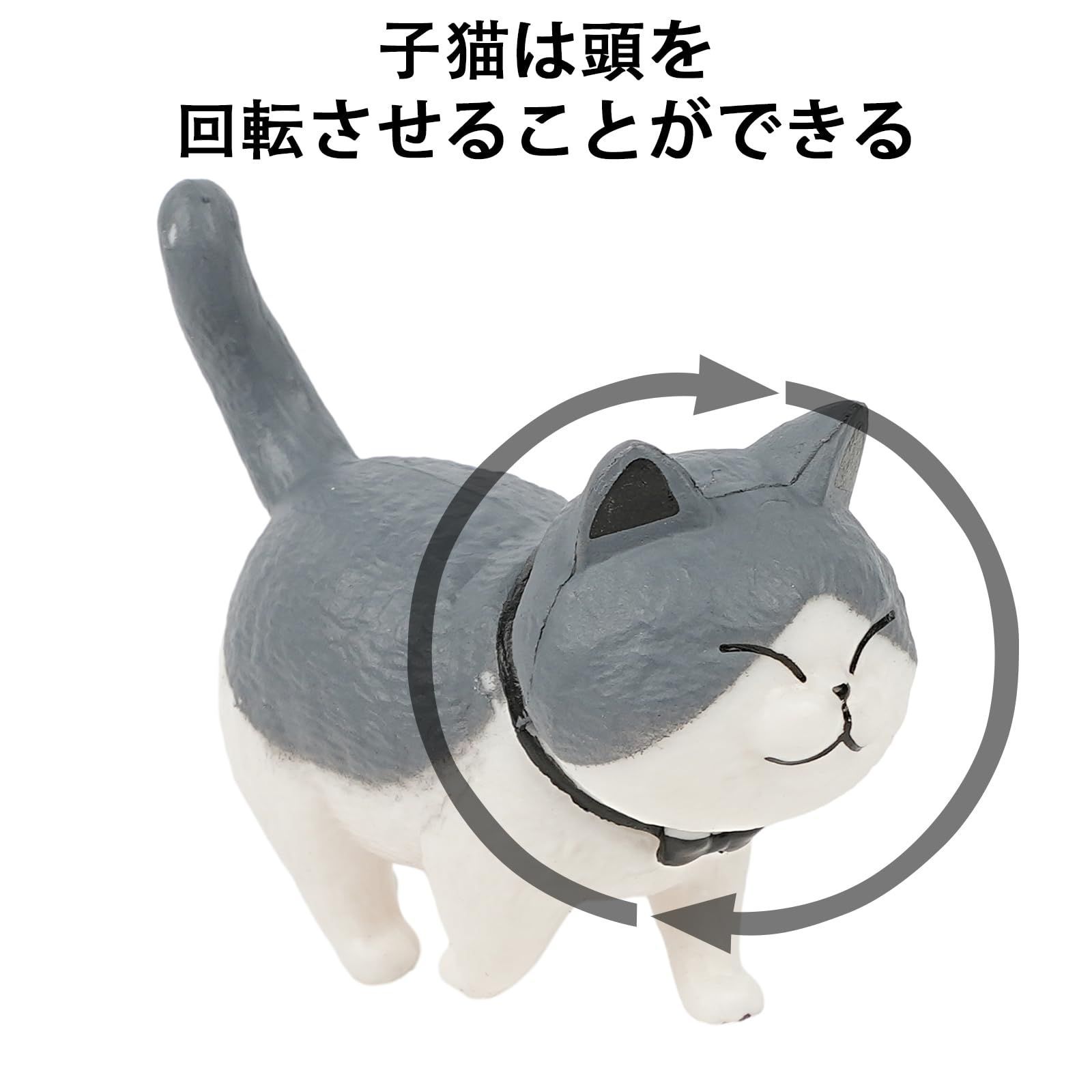 数量限定】ミニチュア 18PCS 動物 置き物 インテリア ネコちゃん