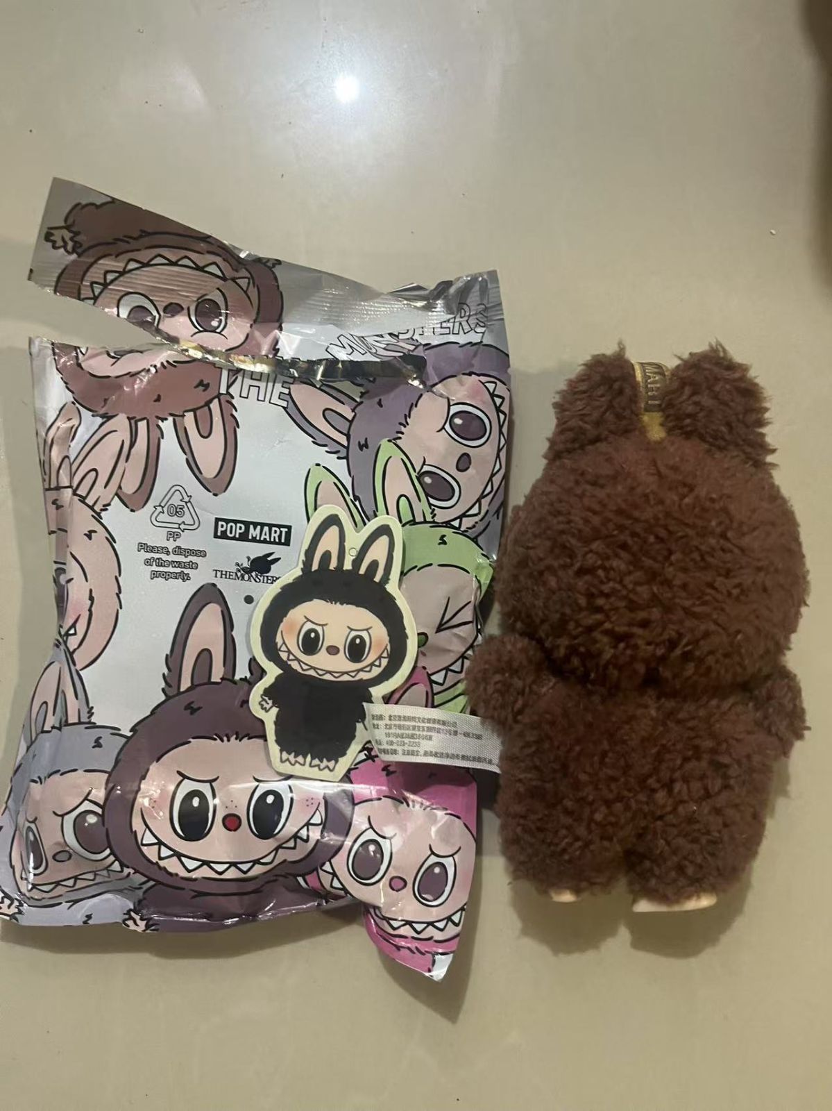 LABUBU Exciting Macaronぬいぐるみ シークレットCocoa POPMARTシークレット The monsters LABUBU Chestnut Cocoa
