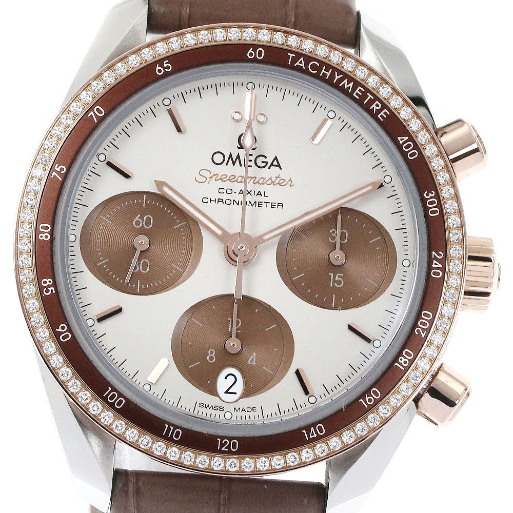 オメガ OMEGA 324.28.38.50.02.002 スピードマスター38 コーアクシャル クロノグラフ ダイヤベゼル 自動巻き ボーイズ美品箱・保証書付き_874303