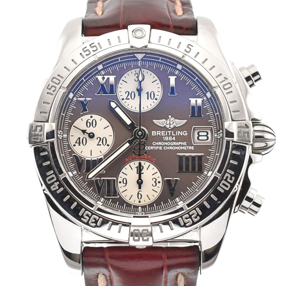 ブライトリング BREITLING A13358 コックピット クロノグラフ デイト 自動巻き メンズ美品 M#137642