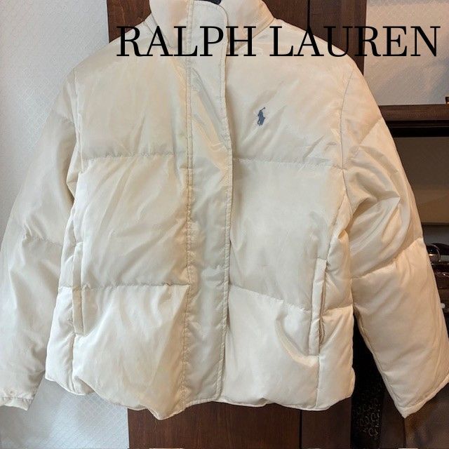 ラルフローレン RalphLauren オフホワイトカラー ダウンジャケット 