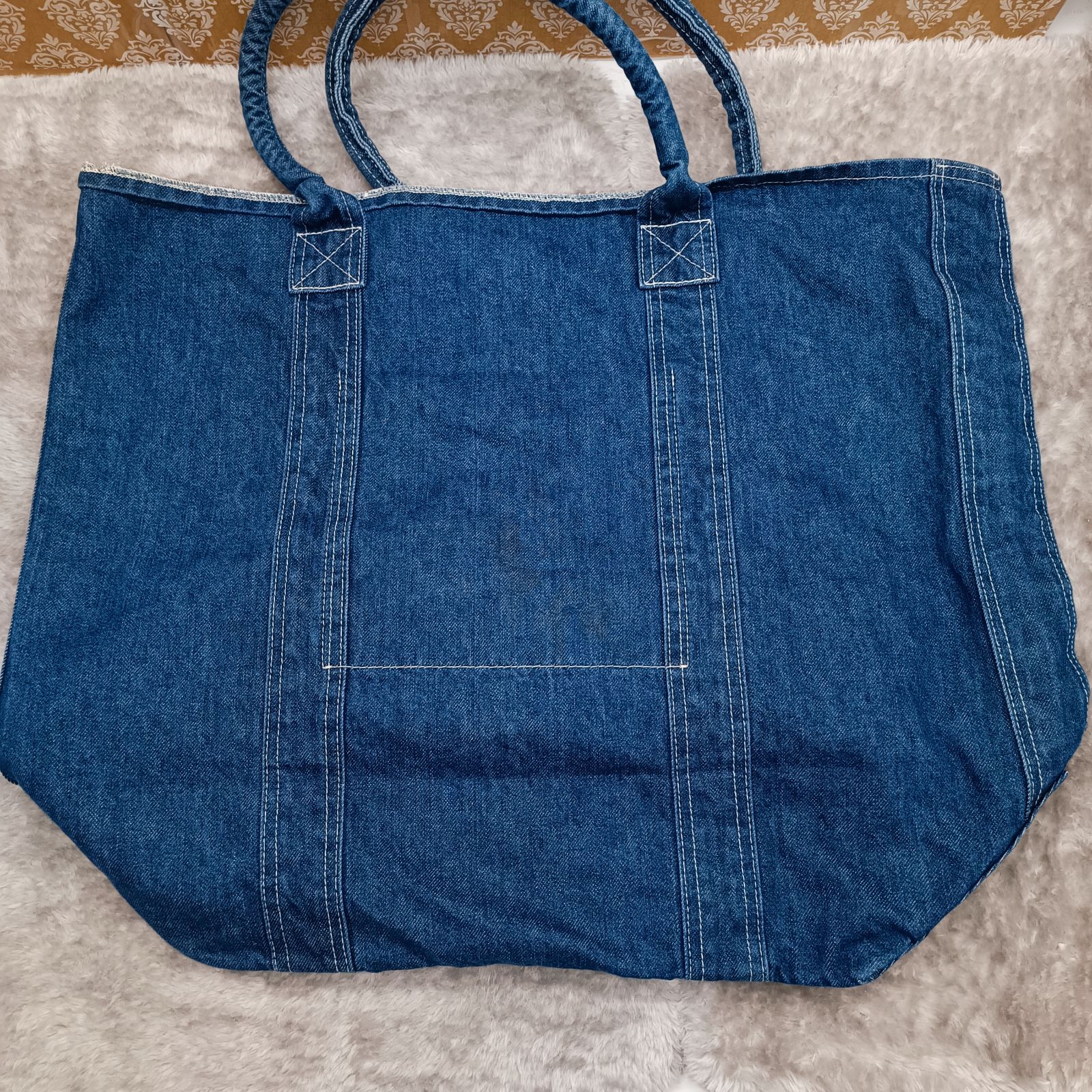 美品❗ロンハーマン デニムトートバッグ（大きめ） Ron Herman 》 ロンハーマン トートバッグ デニム デニムバッグ 大容量