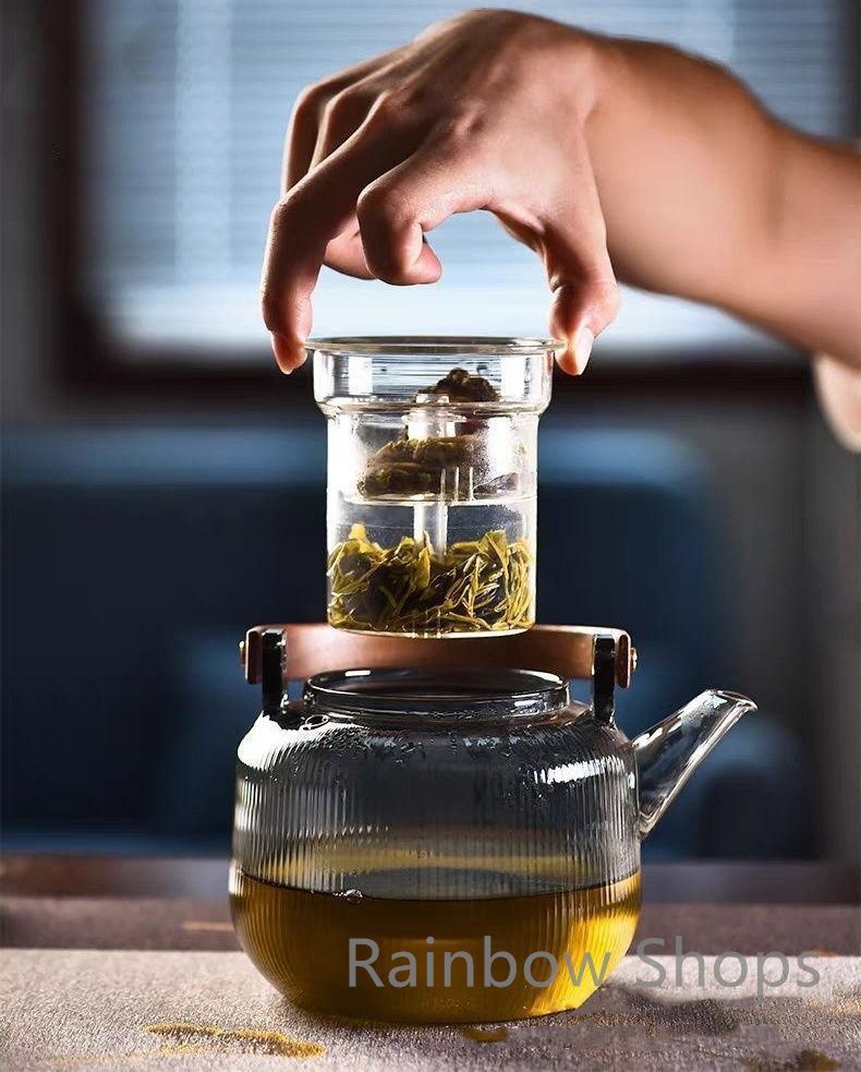 中国 龍泉急須 新品未使用】急須 1000ml 耐熱グラス 中国茶☆茶器☆龍井 碧螺春