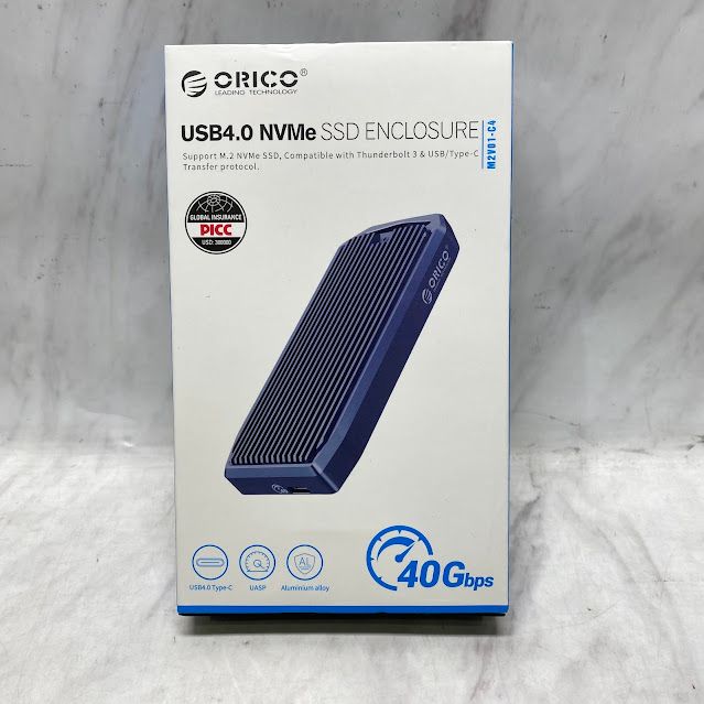 【美品】ORICO M.2 SSD 外付けケース M2V01-C4-GY