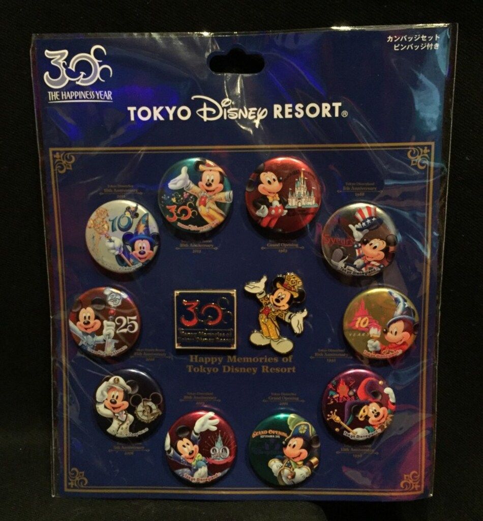 東京ディズニーリゾート 30周年記念 ピンバッジコレクション 東京ディズニーリゾート 東京ディズニーシー 30周年 ピンバッジ