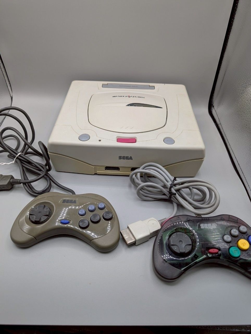 SEGA セガサターン 本体セット コントローラー2個付き 動作