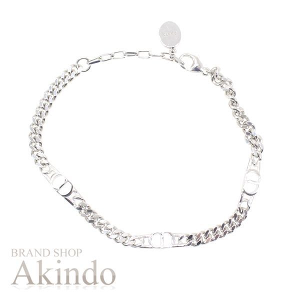 Christian Dior(クリスチャンディオール) ブレスレット B6025】Christian Dior logo cut out bracelet/クリスチャン