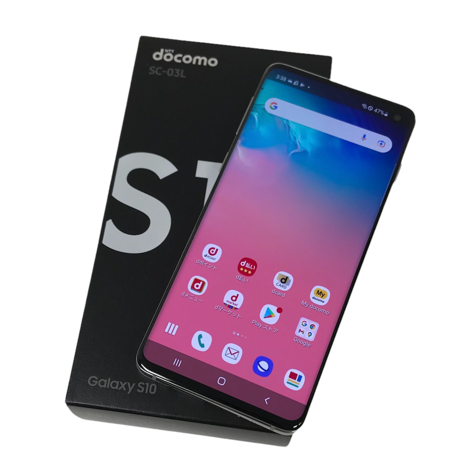 θ【SIMロック解除済み】Galaxy S10 SC-03L プリズムホワイト - メルカリ