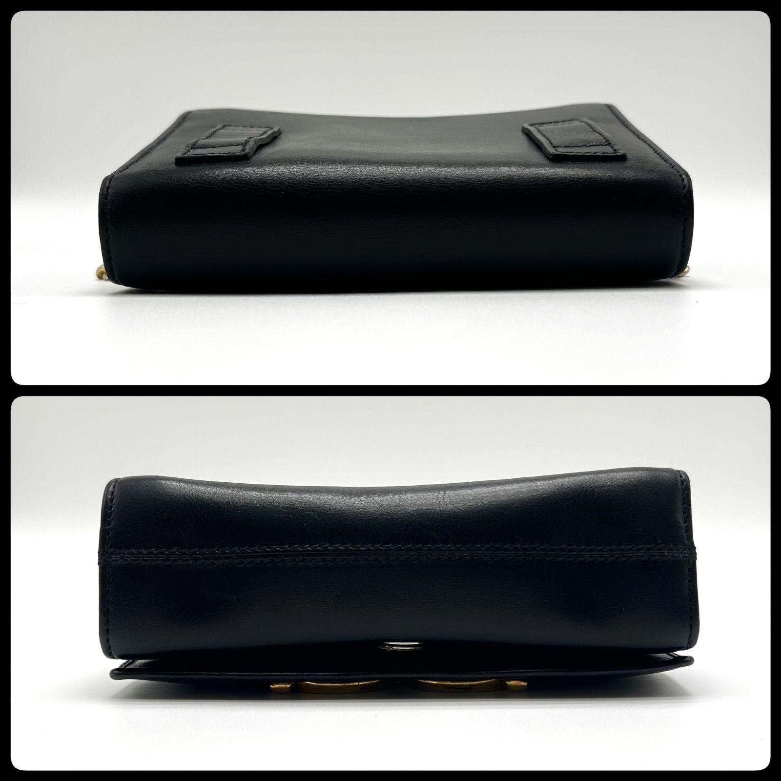 高級 美品 Salvatore Ferragamo サルヴァトーレ フェラガモ チェーン 