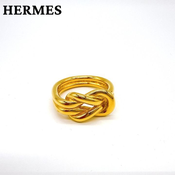 【美品】HERMES エルメス　スカーフリング　アタメ　箱有 新品】HERMES エルメス スカーフリング ア・シュヴァル A Cheval