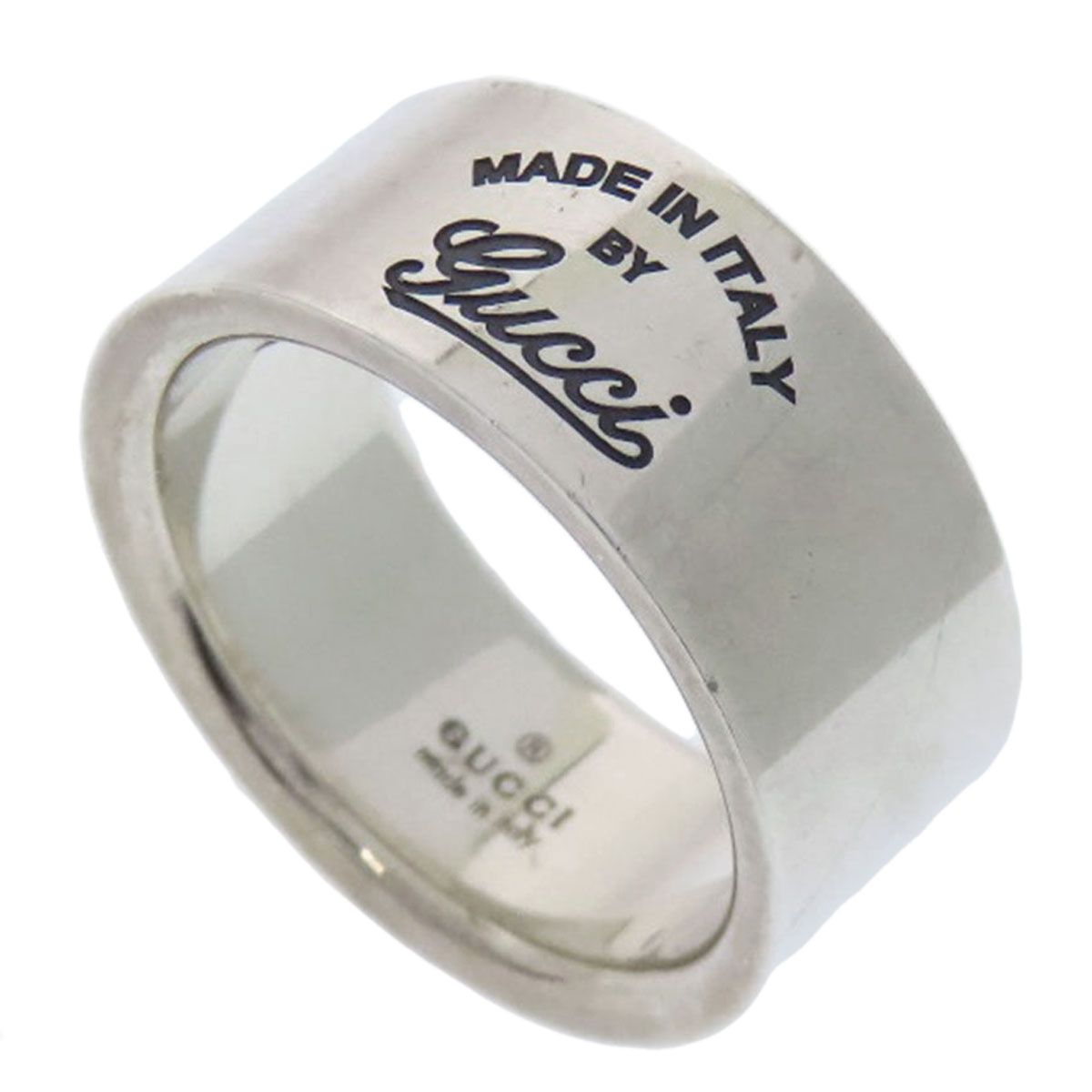 GUCCI グッチ ロゴ 17 リング 指輪 SV レディース