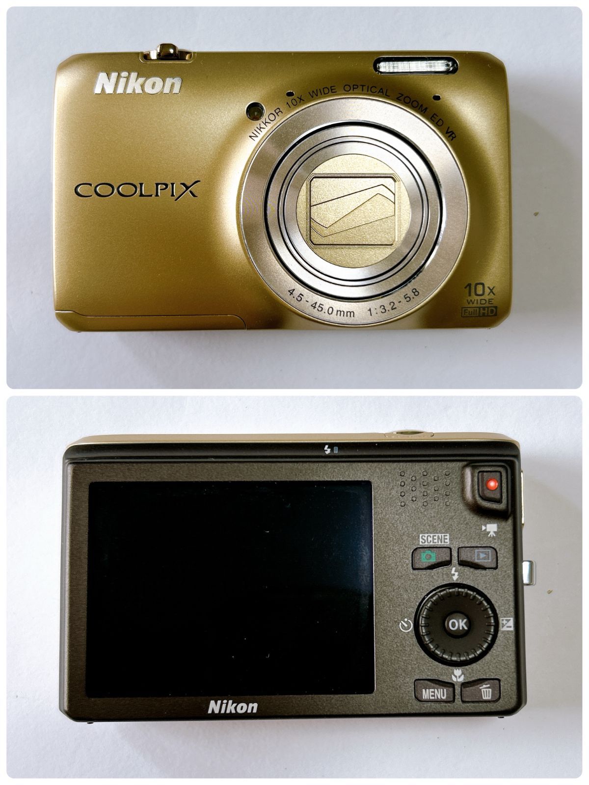 カメラ 動作確認済 Nikon coolpix S6300 デジタルカメラ デジカメ