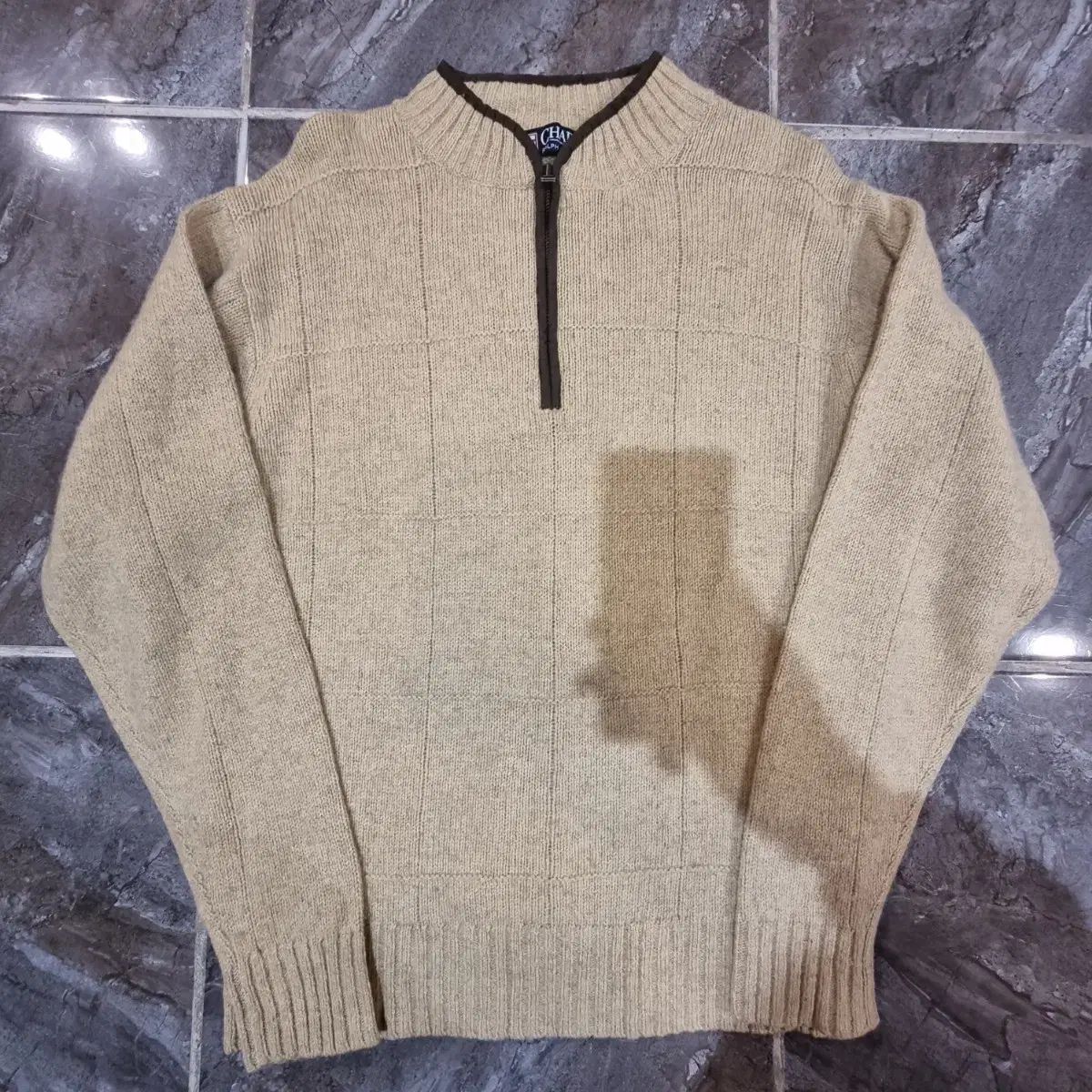 【雷市場（ポンジャン）商品韓国直送】 CHAPS ニット セーター ジップアップ
