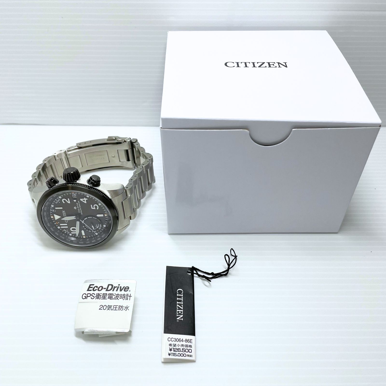 新品】シチズン プロマスター CITIZEN PROMASTER ソーラーGPS衛星電波 腕時計 CC3064-86E - メルカリ