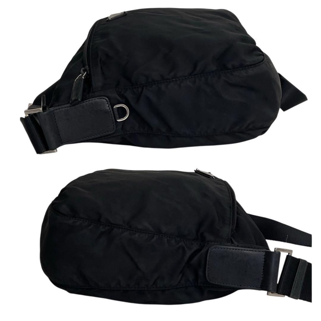 プラダ　三角ロゴ　ナイロン　メッセンジャー　ショルダーバッグ 4876 価格交渉/質問大歓迎♪】プラダ 三角ロゴ ナイロン メッセンジャー