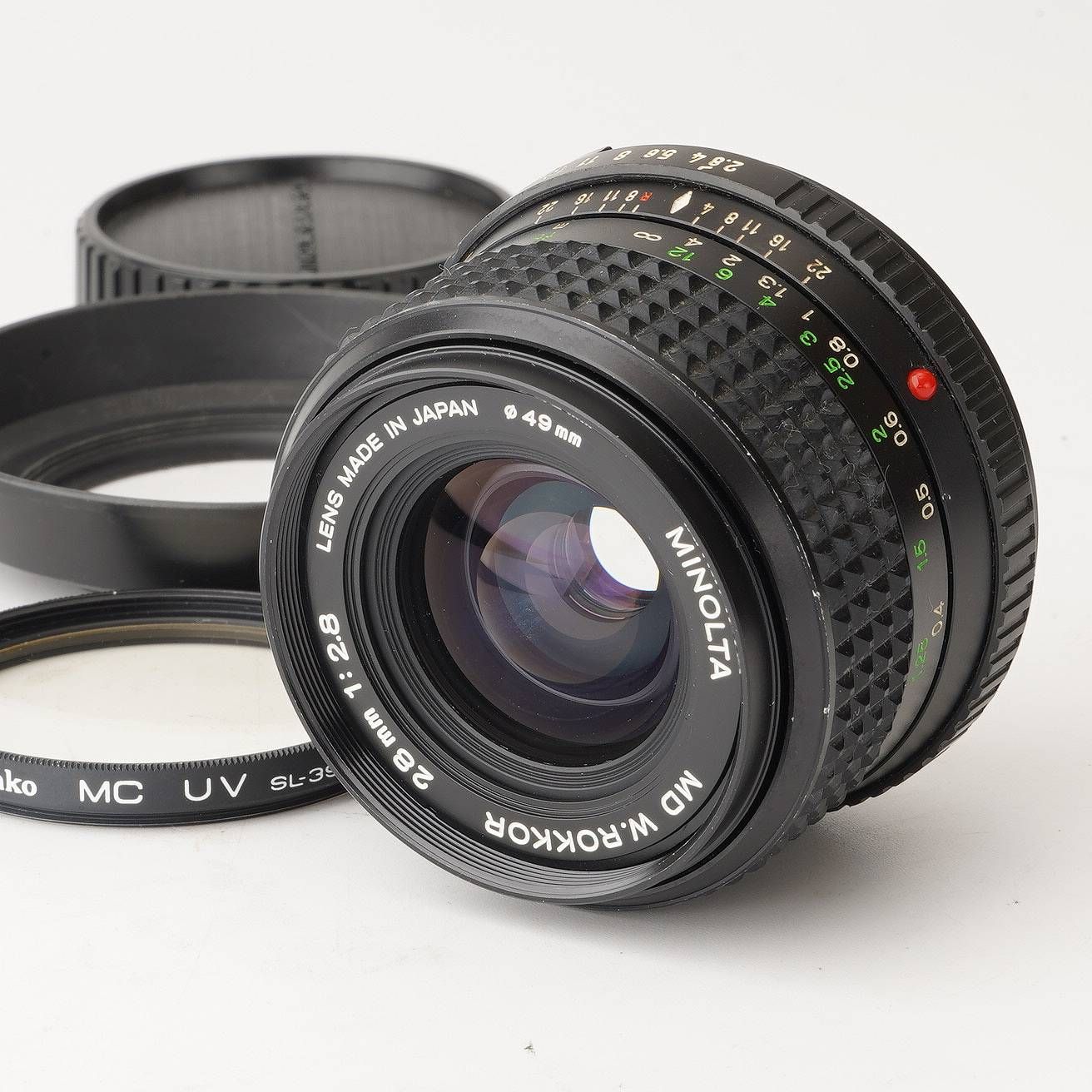 [美品] Minolta ミノルタ New MD 28mm f2.8 + おまけ 極美品】Minolta New MD 28mm F2.8 ミノルタ 205 - メルカリ