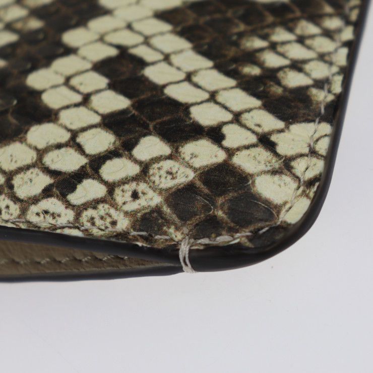 FENDI フェンディ カードケース ポーチ コインケース 8AP161 パイソン  