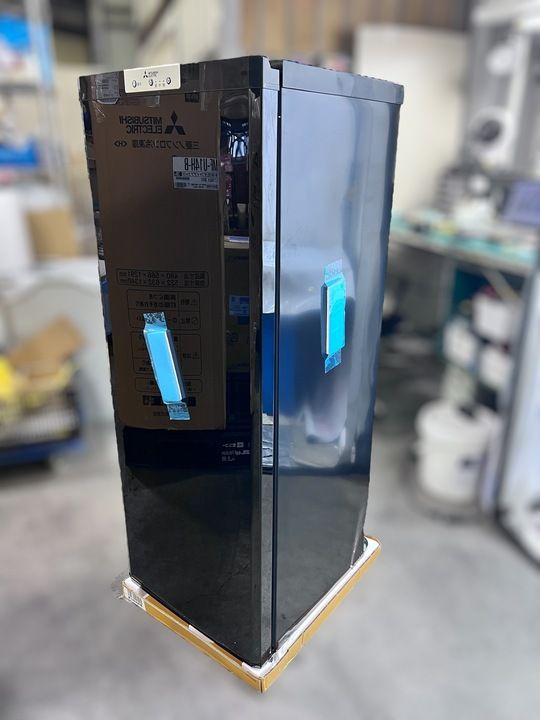 MITSUBISHI 冷凍庫 144L 右開き サファイアブラック MF-U14H-B