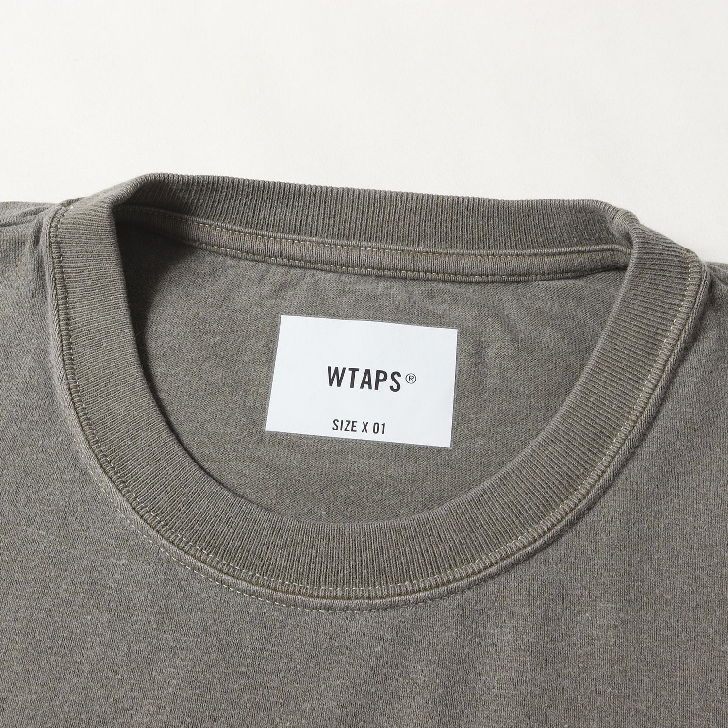 WTAPS ロングスリーブ Tシャツ サイズ X 03 オリーブ WTAPS ロングスリーブ Tシャツ サイズ X 03 オリーブ