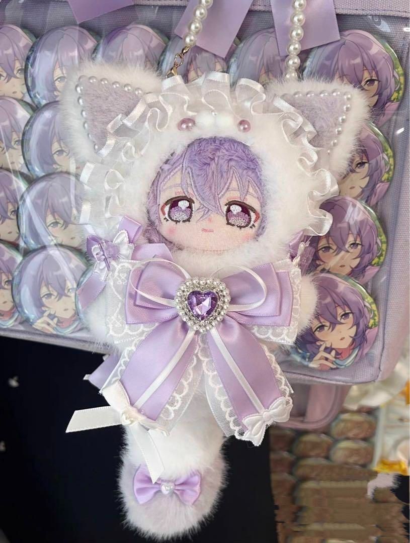 ぬい服 ちびぐるみ 10~12cm 着せ替え服コラージュ猫 - メルカリ