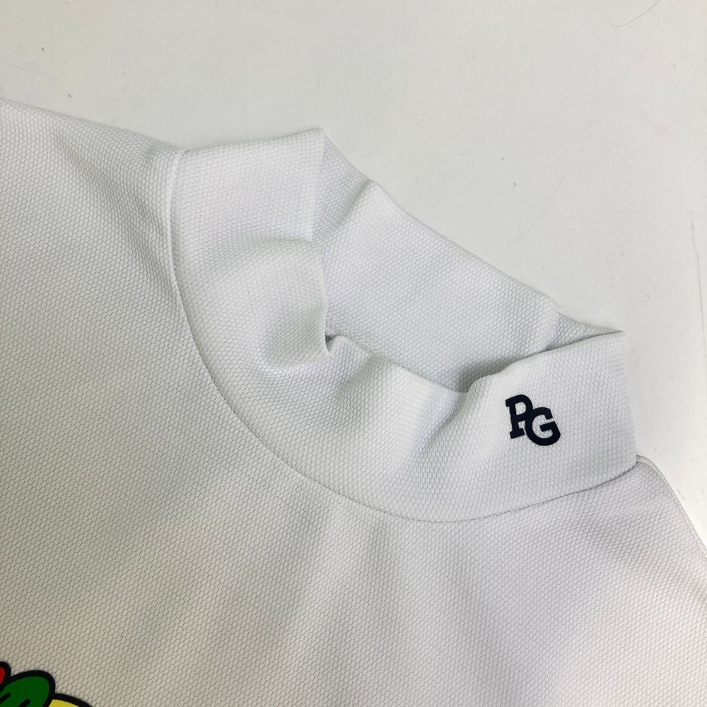 サイズ 1 PEARLY GATES パーリーゲイツ モデル ハイネック 半袖Tシャツ ニコちゃん ホワイト系 240101532682 ゴルフウェア レディース ストスト WHITEMONARCHHOTEL_COM