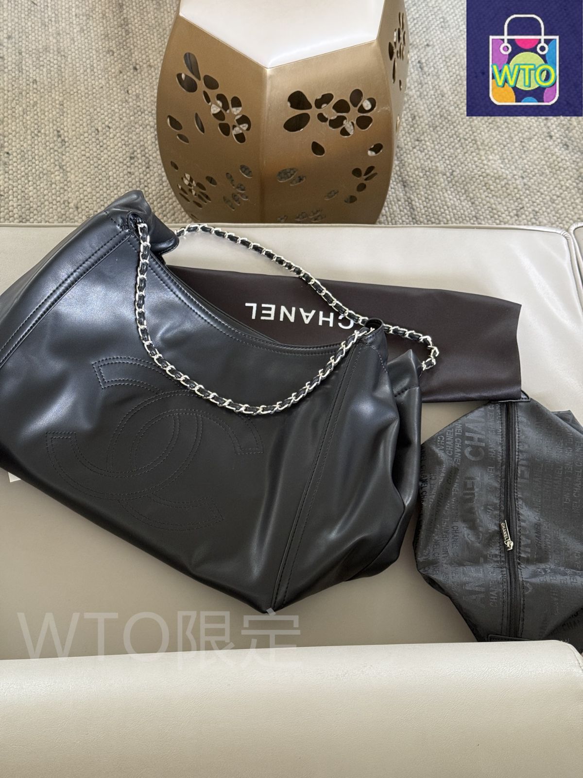 今日特価】Chanel シャネル ヴィンテージショッピングバッグ