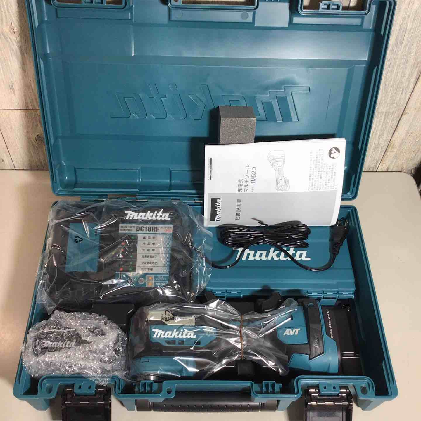 マキタ makita コードレス マルチツール TM52DRG バッテリー-充電器付 フルセット 純正 純正品 充電式 18V 戸田店