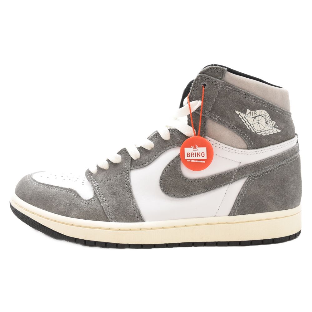 NIKE (ナイキ) AIR JORDAN 1 RETRO HIGH OG Black and Smoke Grey エアジョーダン1ブラックスモークアンドグレイ ハイカットスニーカー グレー US10/28.0cm DZ5485-051