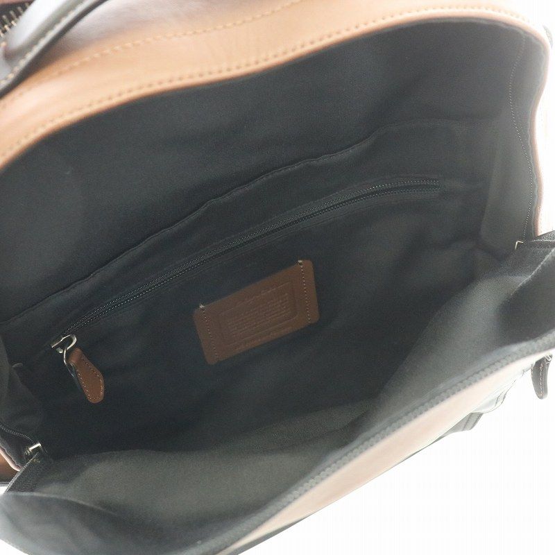 コーチ COACH グラハム リュックサック デイバッグ レザー 革 茶