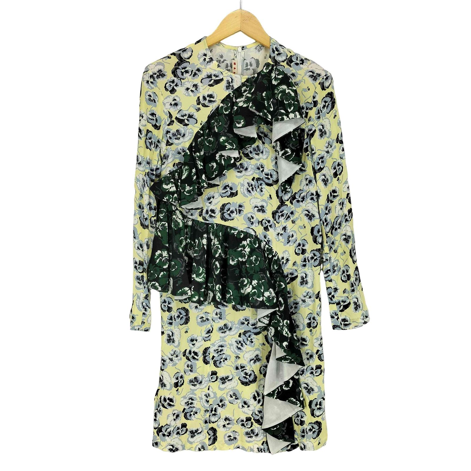 マルニ MARNI 18AW 花柄フリルワンピース レディース 14 - メルカリ